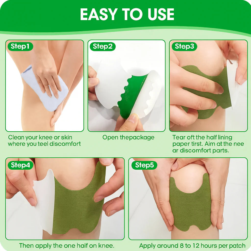 Herbal Self-Heating Knee Patches – 10/20/30 Pack